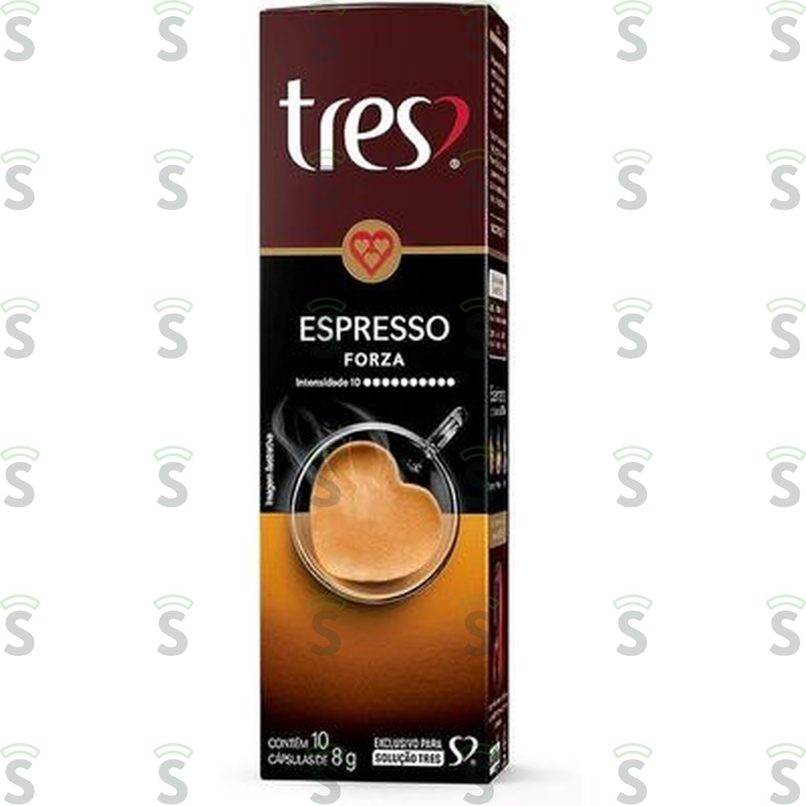 Cápsula Três Corações 10un 8g Café Espresso Forza