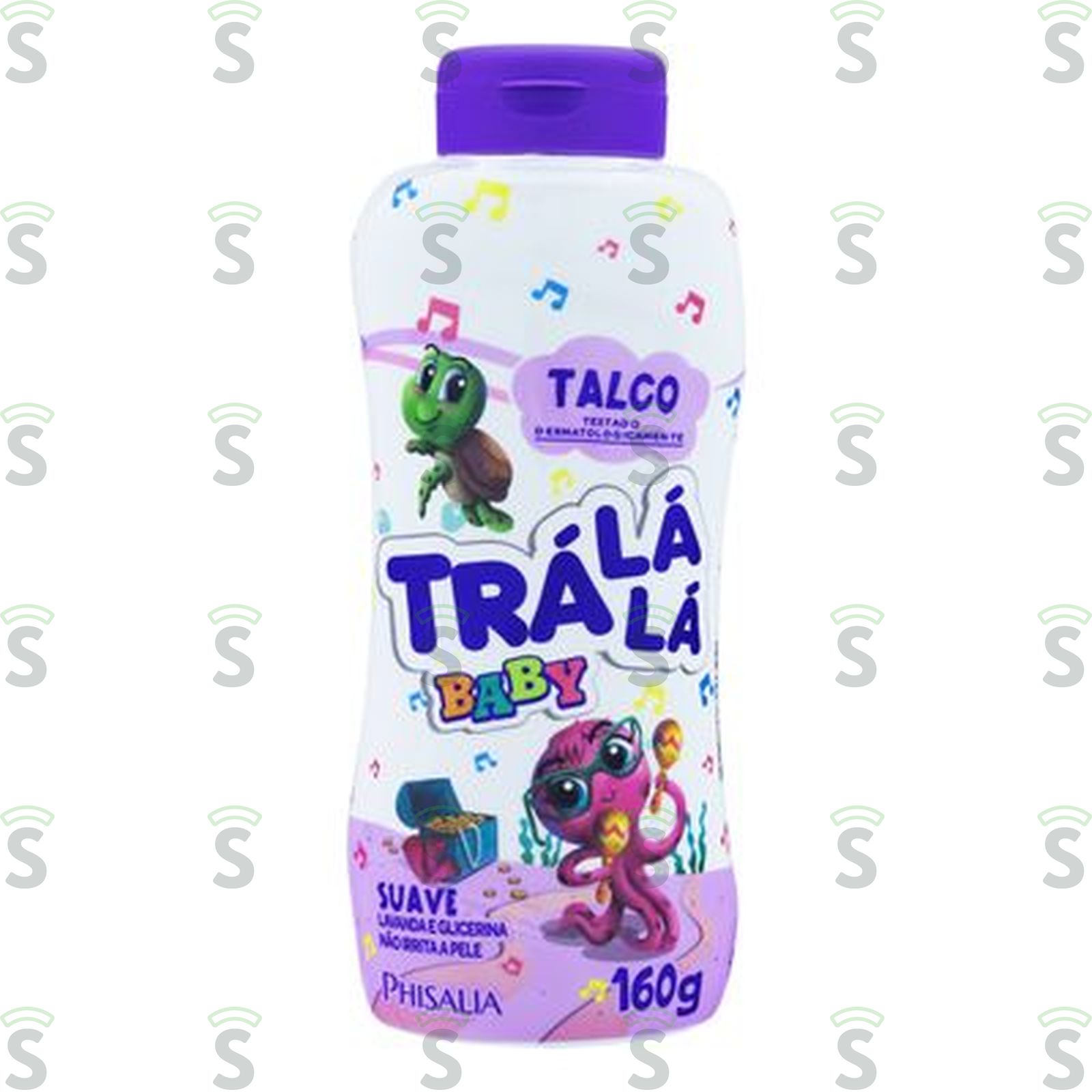 Talco Bebê Trá Lá Lá Kids Suave Frasco 160gr
