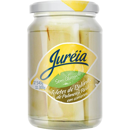 Palmito de Palmeira-real Juréia 300g - Inteiro