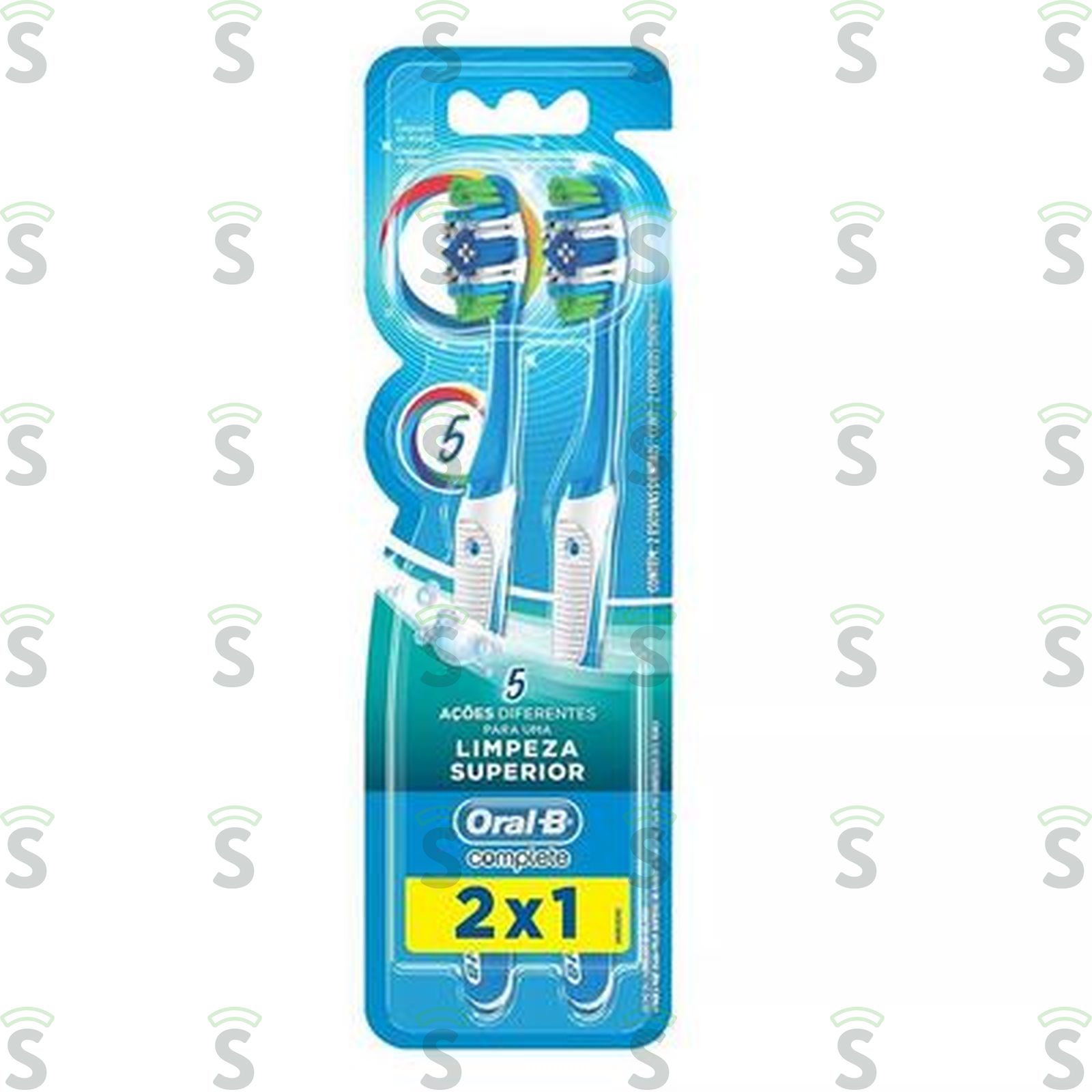 Escova Dental Oral-b Complete 5 Ações de Limpeza 40 Oferta Embalagem 2UN