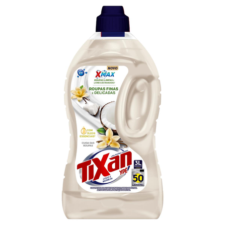 Sabão Líquido Tixan Ypê 3 Litros - Coco e Baunilha