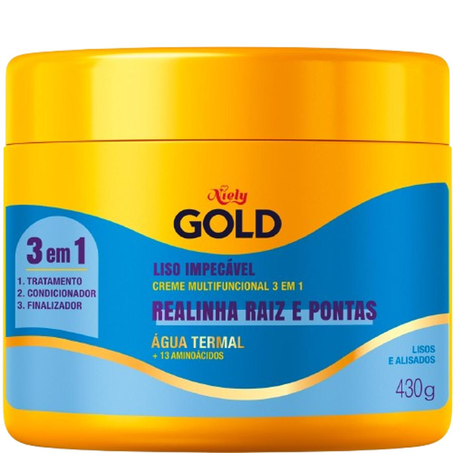 Creme de Tratamento Gold 430g - Liso
