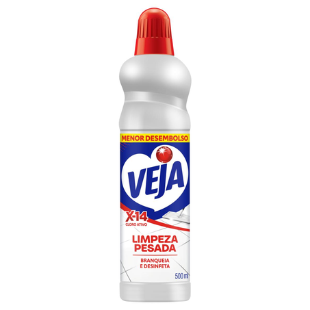 Limpador Veja Limpeza Pesada 500ml - Cloro - Com 20% de Desconto