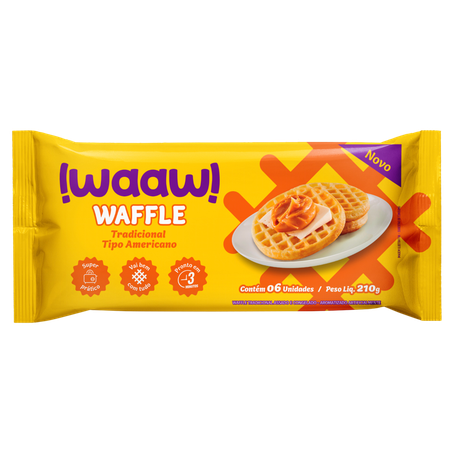 Waffle forno de minas waaw 210g