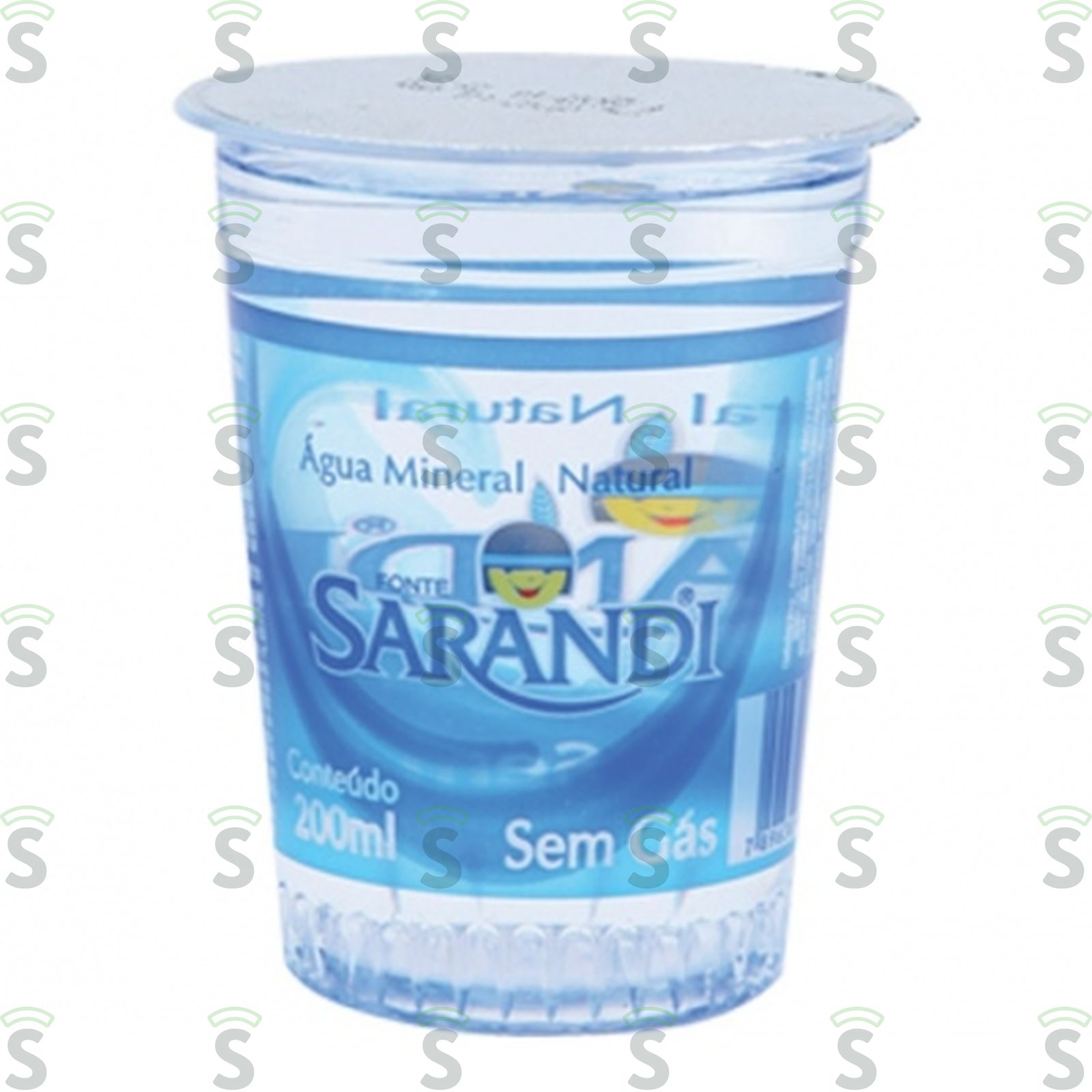 Água Mineral Natural Sarandi Alkaline sem Gás Frasco 200ml