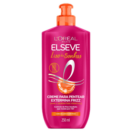 Creme para Pentear Elseve 250ml - Liso - Sonho