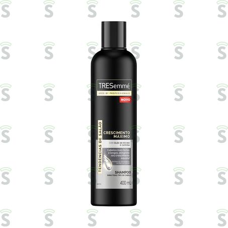  Shampoo Tresemmé Crescimento Máximo Tendências de Salão Frasco 400ml