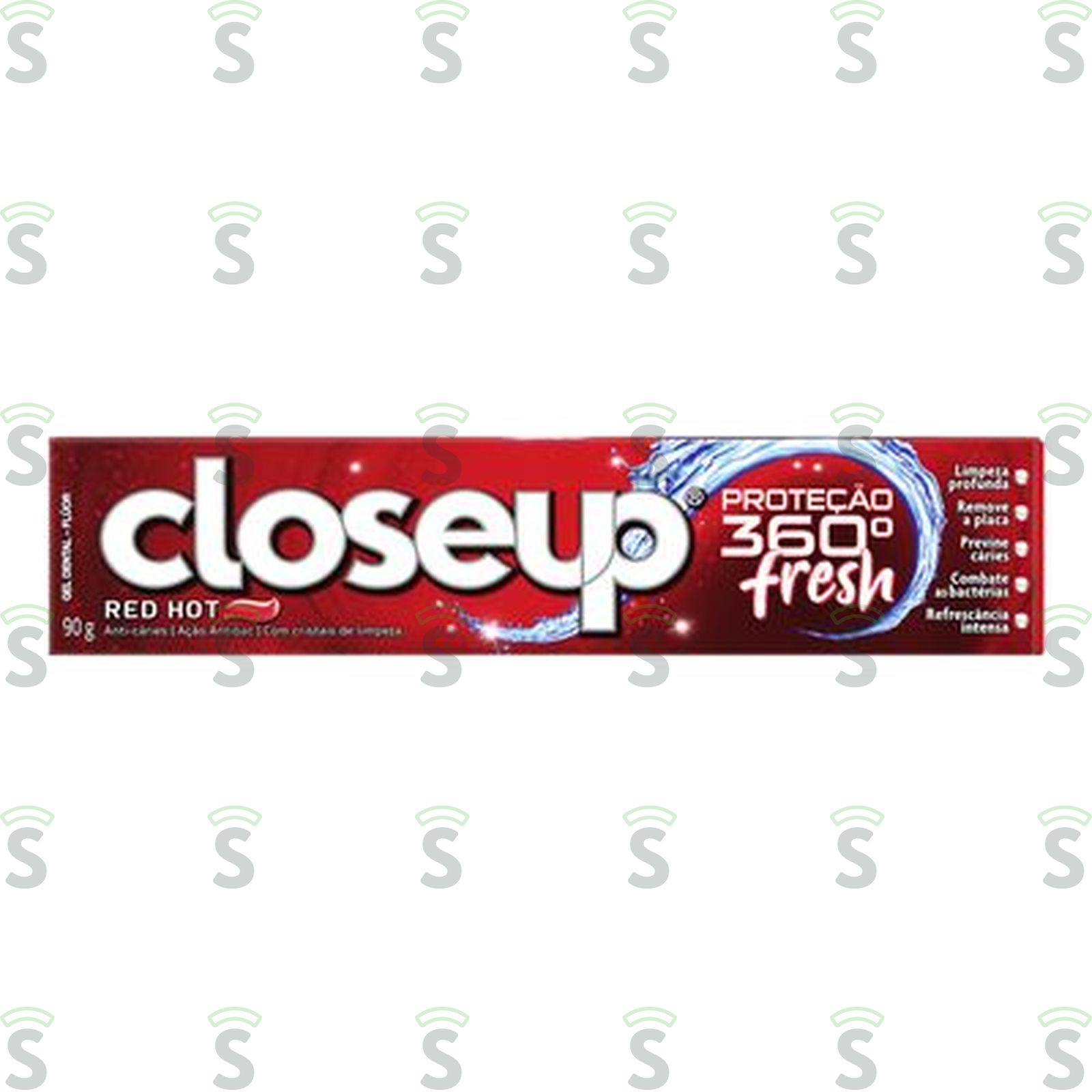 Gel Dental com Flúor Close Up Red Hot Proteção 360 Fresh Caixa 90gr