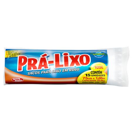 SACO LIXO PRA LIXO ROLO 100LT