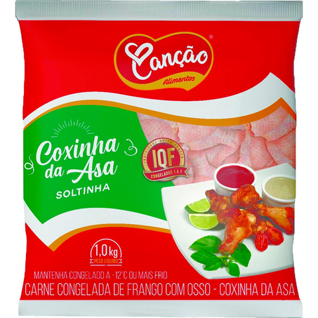 Coxinha da Asa Canção 1kg - Congelada - IQF
