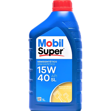 Óleo Mobil Super 2000 X1 1 Litro - 15W40 - Semissintético