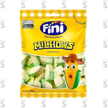  Bala Fini Marshmallows Milhows 80g