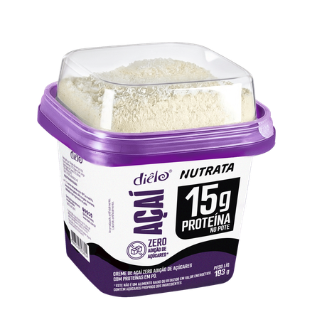 CREME DE AÇAÍ DIÊLO NUTRATA ZERO AÇÚCAR POTE 193G