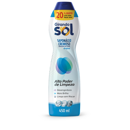 SAPONACEO CREMOSO GIRANDO SOL 20% GTS ORIGINA 450ML