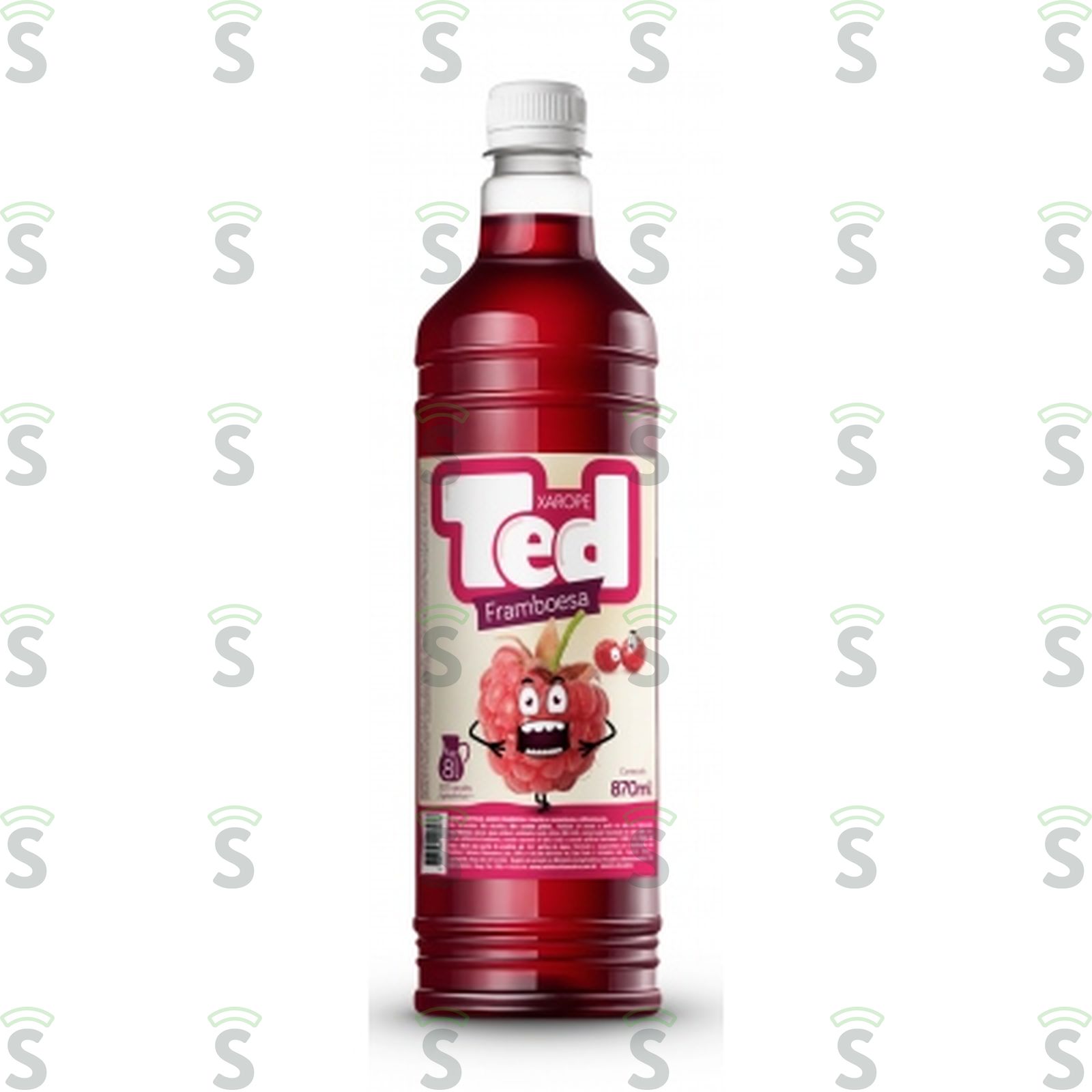Ted-xarope 870ml framboesa
