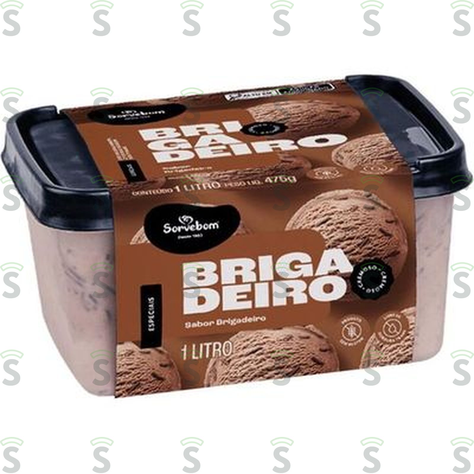Sorvebom-sorvete 1lt brigadeiro