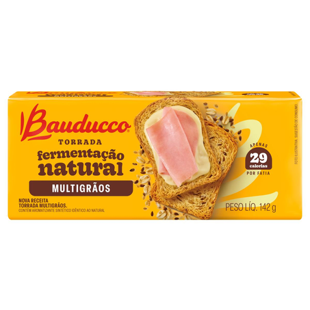 Torrada Bauducco 142g - Multigrãos