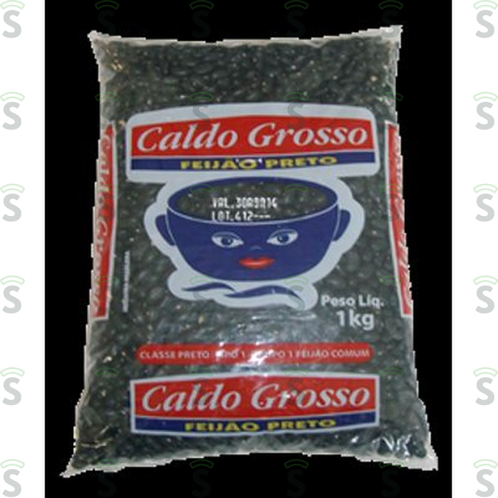 Feijao Preto Cbs Caldo Grosso 1KG