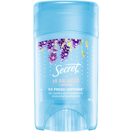 Desod secret gel 45g lavander bz