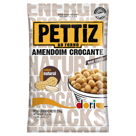 Amendoim Dori Pettiz 350g - Crocante - Natural