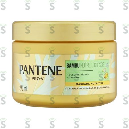 Creme de Tratamento Pantene Bambu Nutre e Cresce 270ml