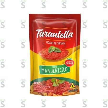  Molho Tom Tarantella Manjericao Sc 300g