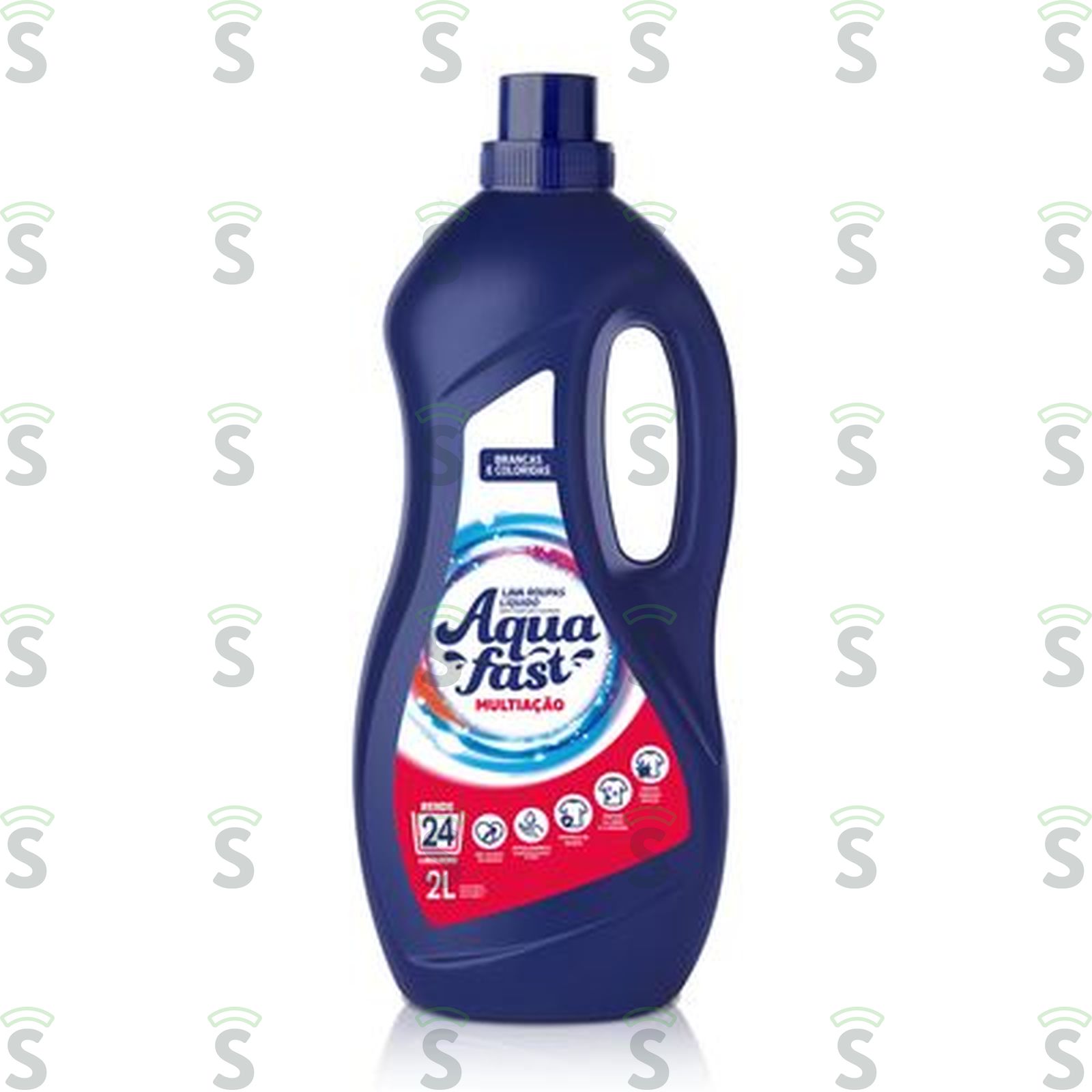 Lava-roupas Líquido Roupas Brancas E Coloridas Aquafast Multiação Frasco 2LT