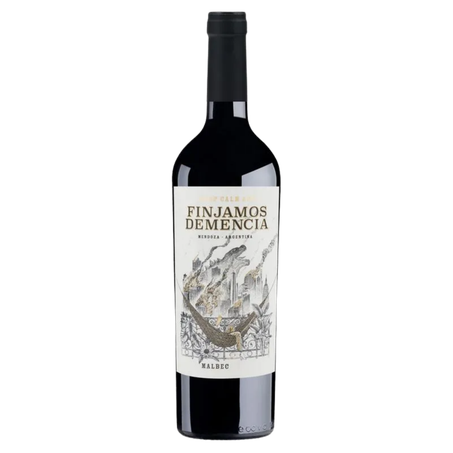 Vinho Argentino Finjamos Demencia Tinto Meio Seco Malbec Mendoza 750ml 
 