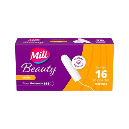 Absorvente Mili Com 16 Absorventes - Beauty - Interno Médio