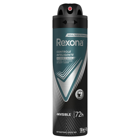 Desodorante Aerossol Rexona 150ml - Invisible - Masculino /Feminino
