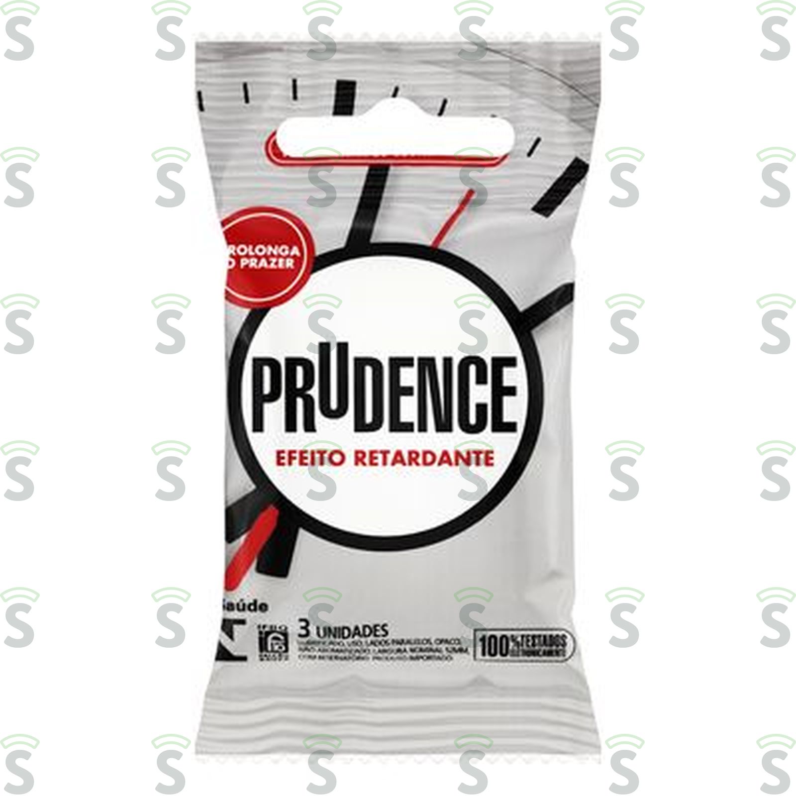 Preservativo Prudence Efeito Retardante Embalagem 3UN
