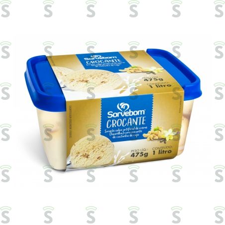  Sorvebom-sorvete 1lt Crocante
