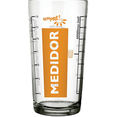 Copo Medidor Sempre Nadir Vidro - Ref. 2603/583