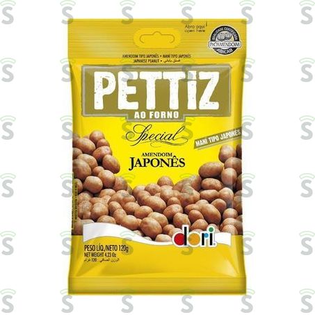  Amendoim Pettiz Croc 120gr Espec Japones
