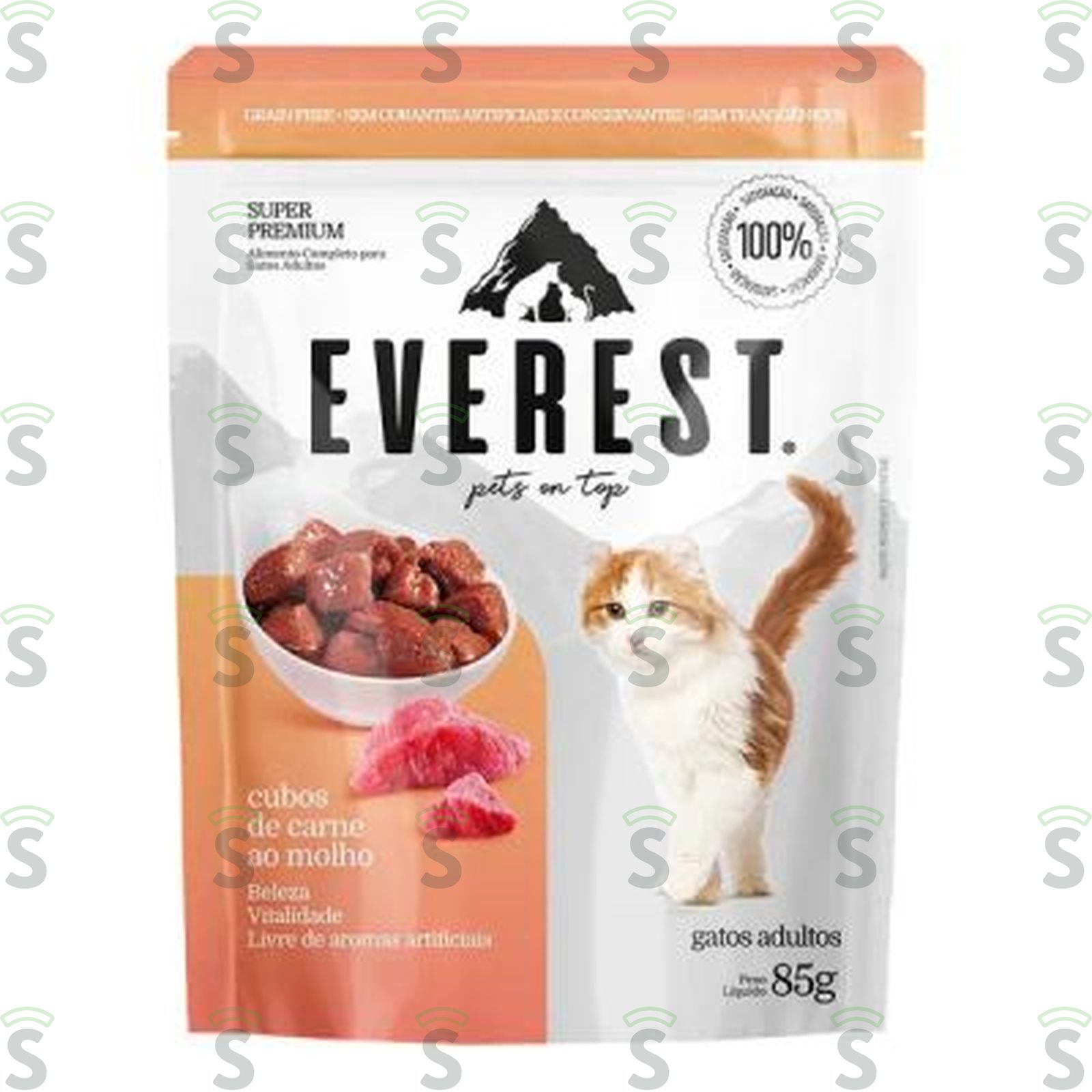 RACAO EVEREST CAT CNE MOLHO 85GG