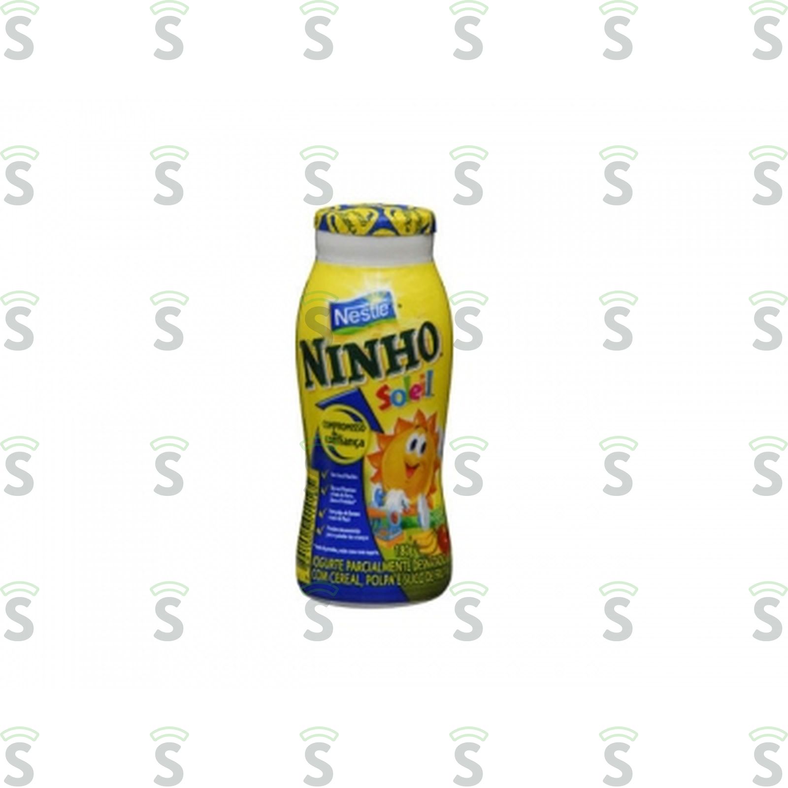 Iogurte Ninho Soleil Maçã Banana Garrafa 170G