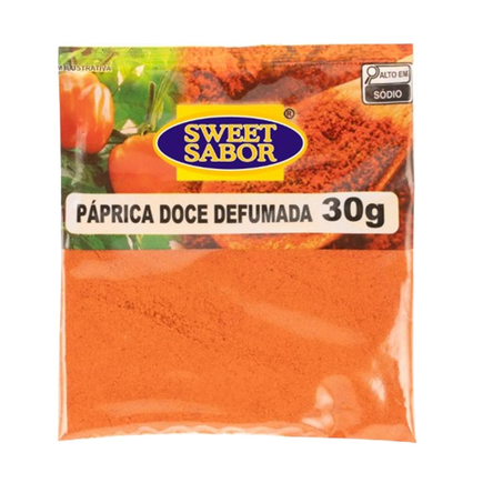Páprica doce Sweet 30g - Defumada