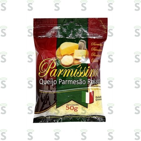  Queijo Parmesão Ralado Parmíssimo Pacote 50g