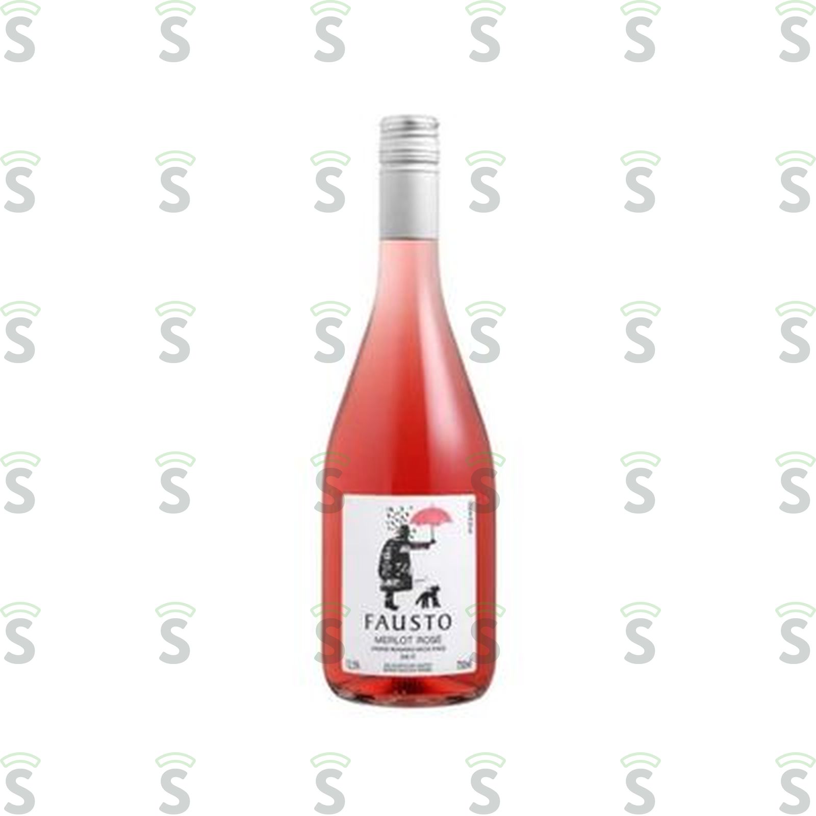 Vinho Rosé Fausto Merlot Garrafa 750ML