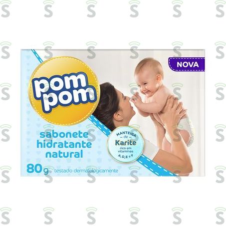  Pom Pom-sabonete 70g Locao Hidratante