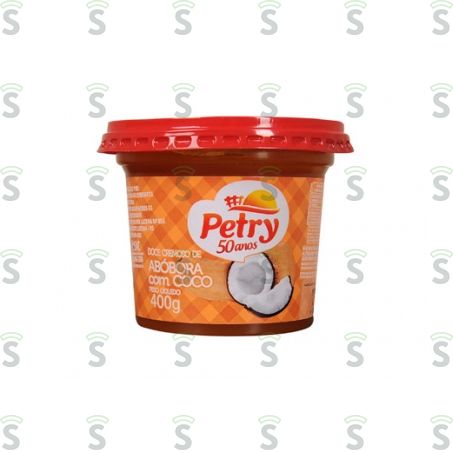  Doce Cremoso de Fruta Petry Abóbora Com Coco 400g
