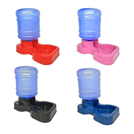 Bebedouro Automático Maxi Rosa Com Garrafão 10lt 360-1