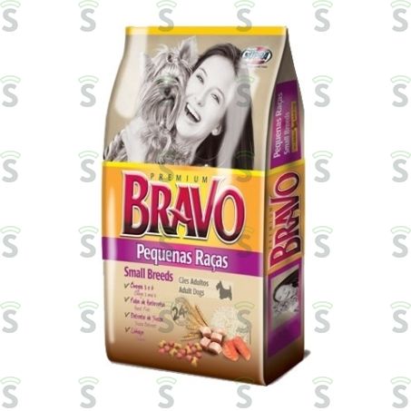  Ração Para Cães Bravo Pequenas Raças Embalagem 1kg