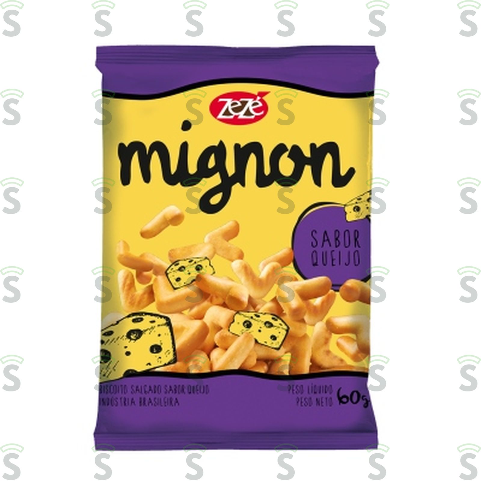 Zeze-biscoito mignon 60g queijo