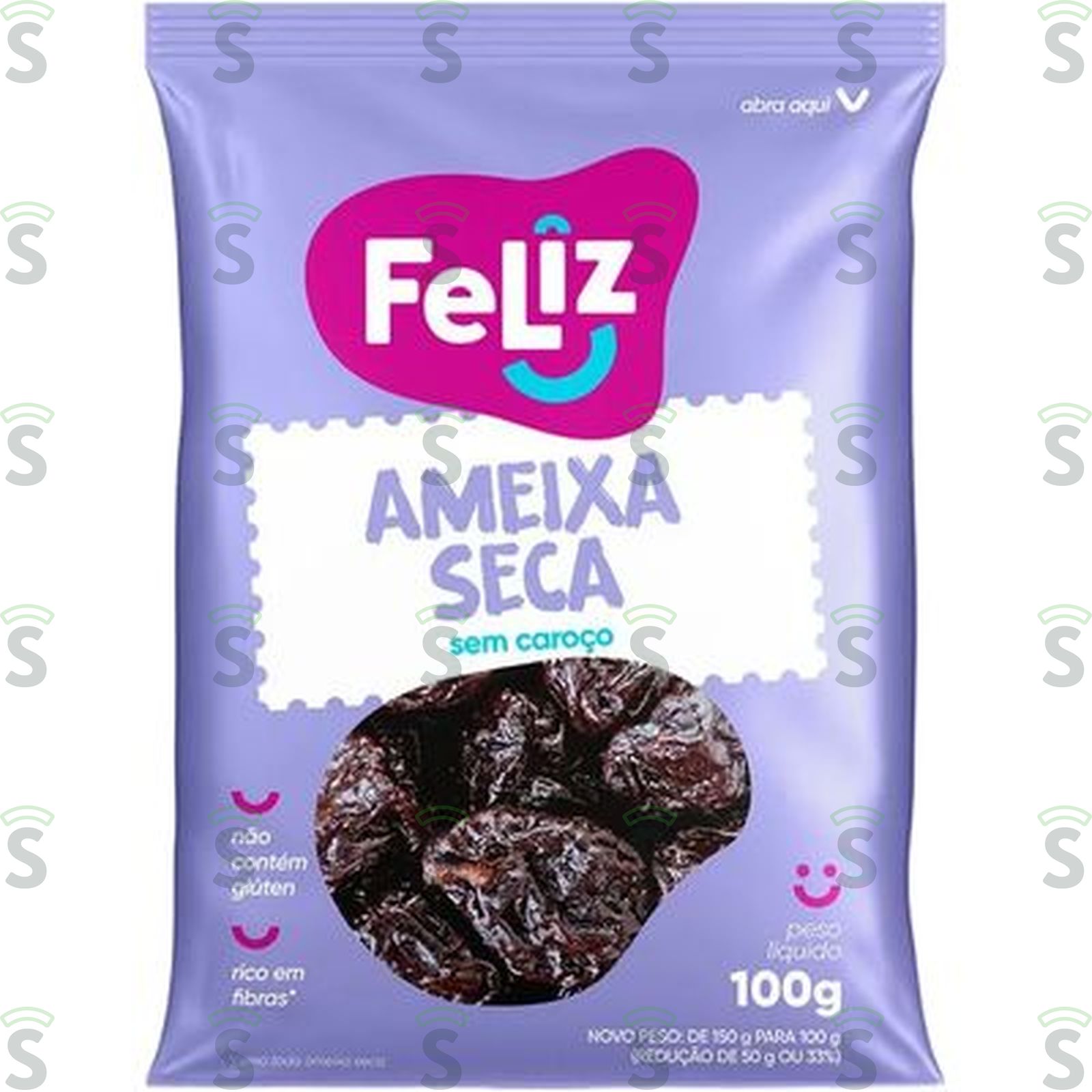 Feliz-ameixa seca sem caroco 100g