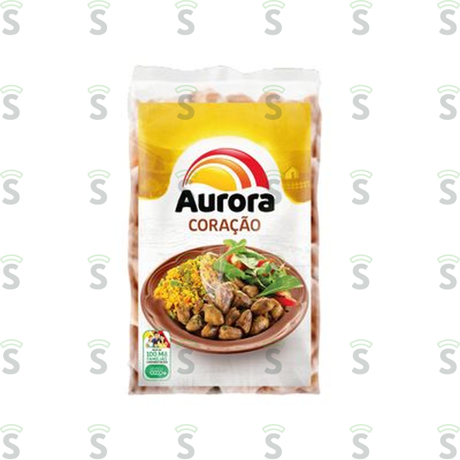 Aurora-frango bandeja 1kg coracao