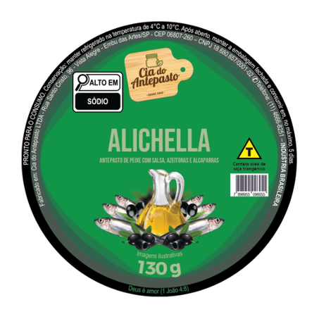 Alichella Cia Do Antepasto 130g