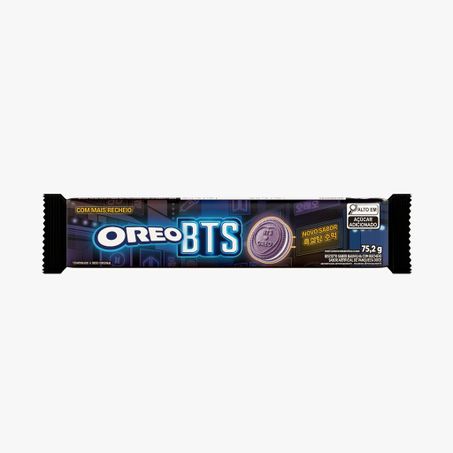 BISCOITO DOCE RECHEADO OREO BTS PANQUECA DOCE PACOTE 75,2G