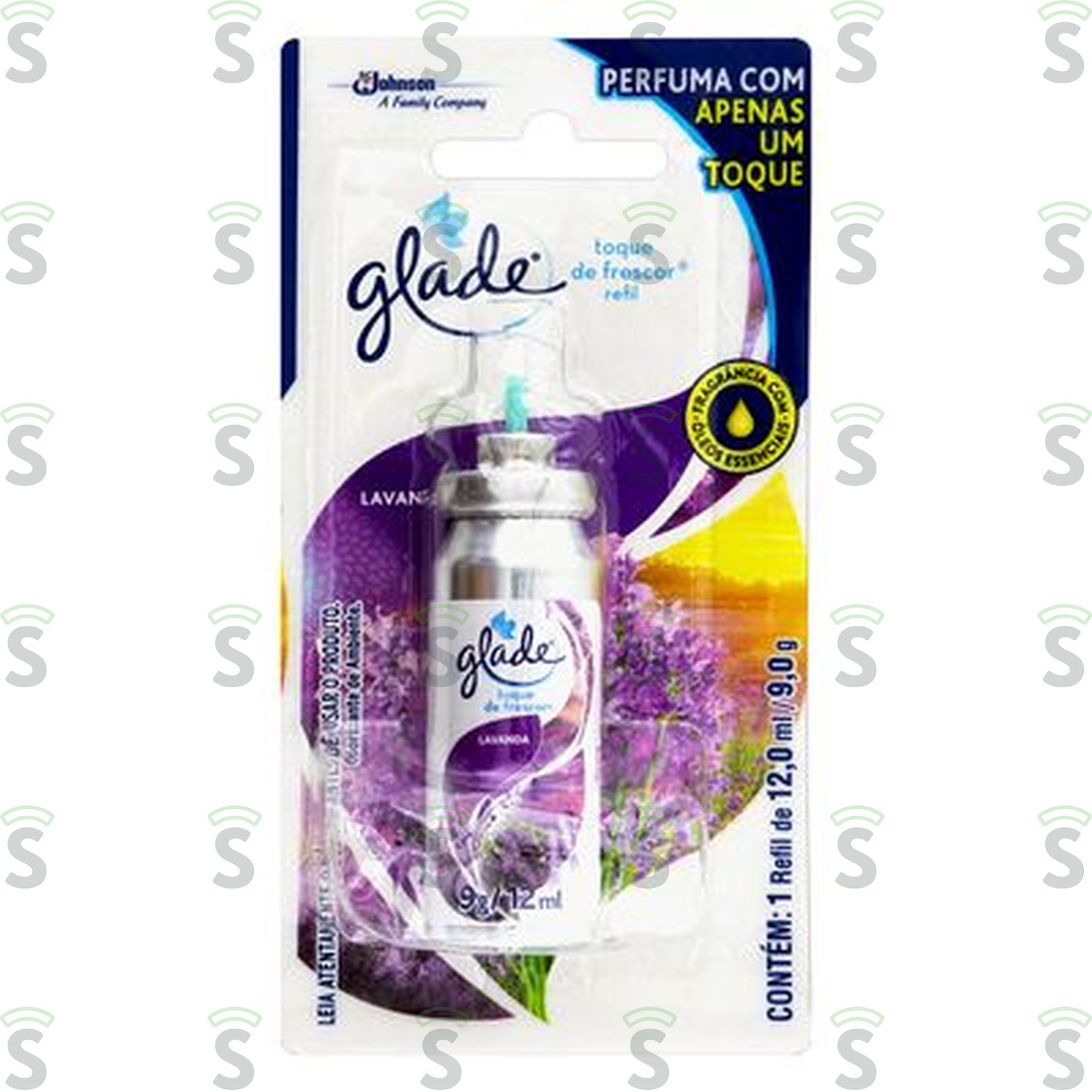 Desodorizador E Aromatizante Glade Toque de Frescor Lavanda Refil 12ML
