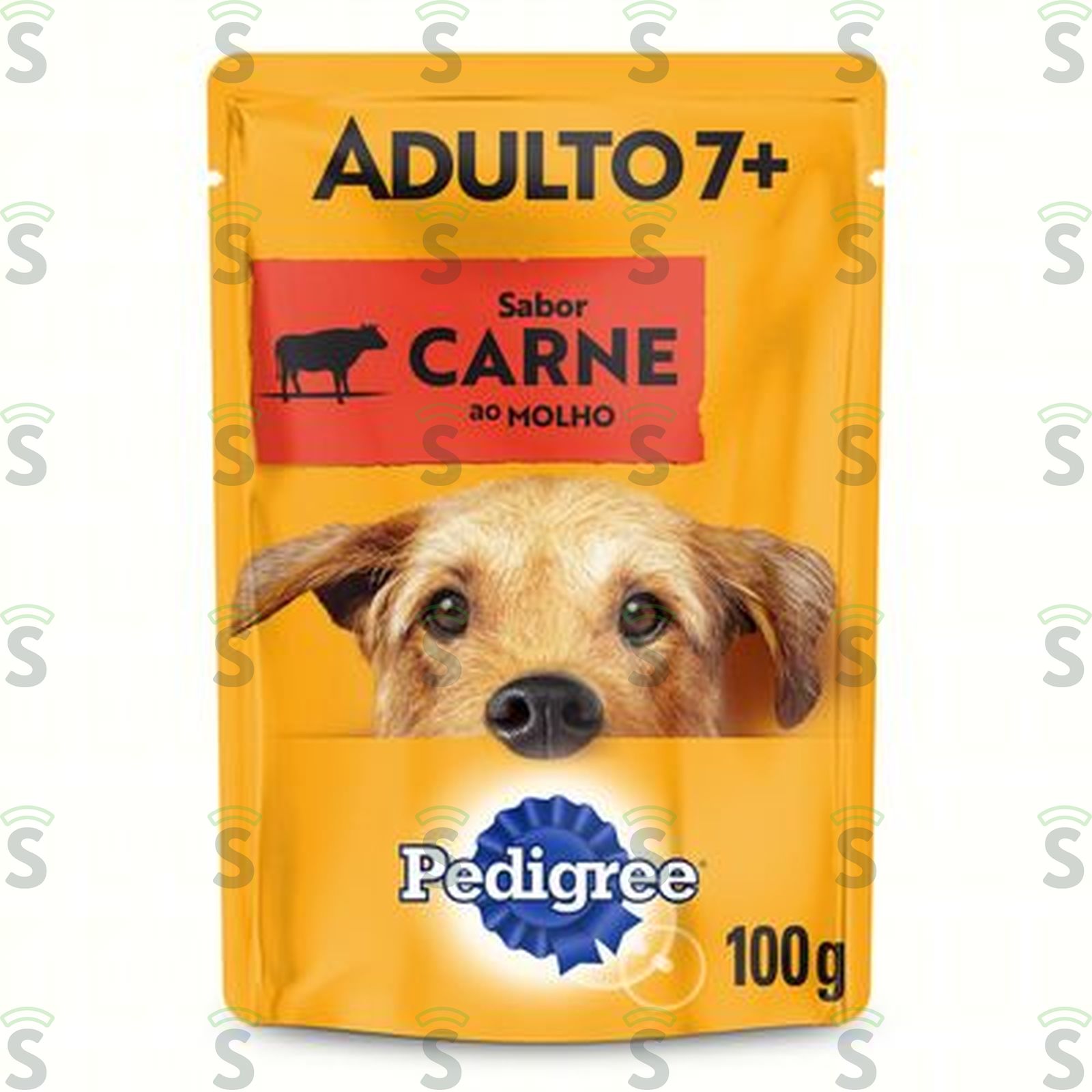 Ração Úmida Para Cães Adultos 7+ Pedigree Carne 100G